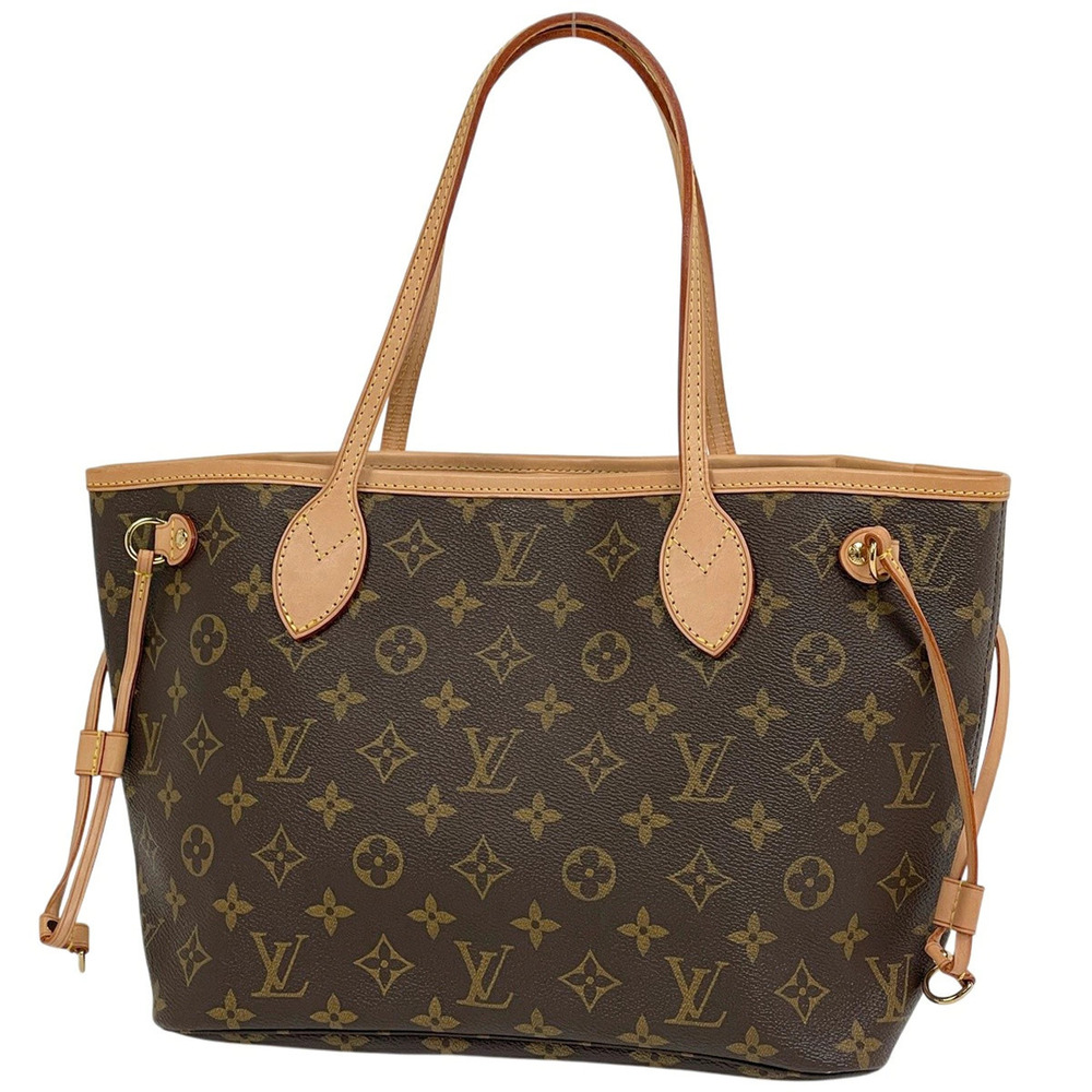 Louis Vuitton Neverfull Handbag Tote Bag Monogram Brown